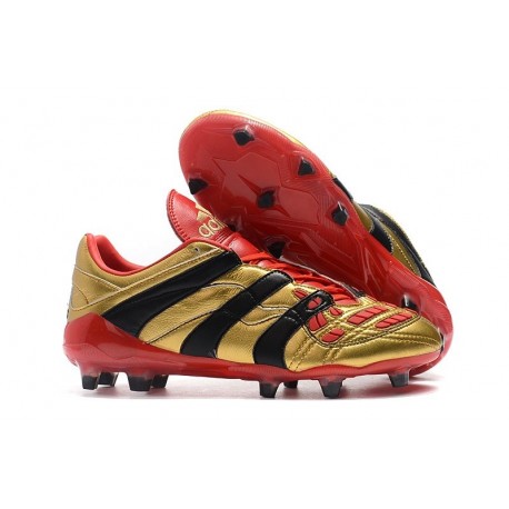 Adidas Predator Accelerator Electricity FG Scarpa - Oro Rosso Nero